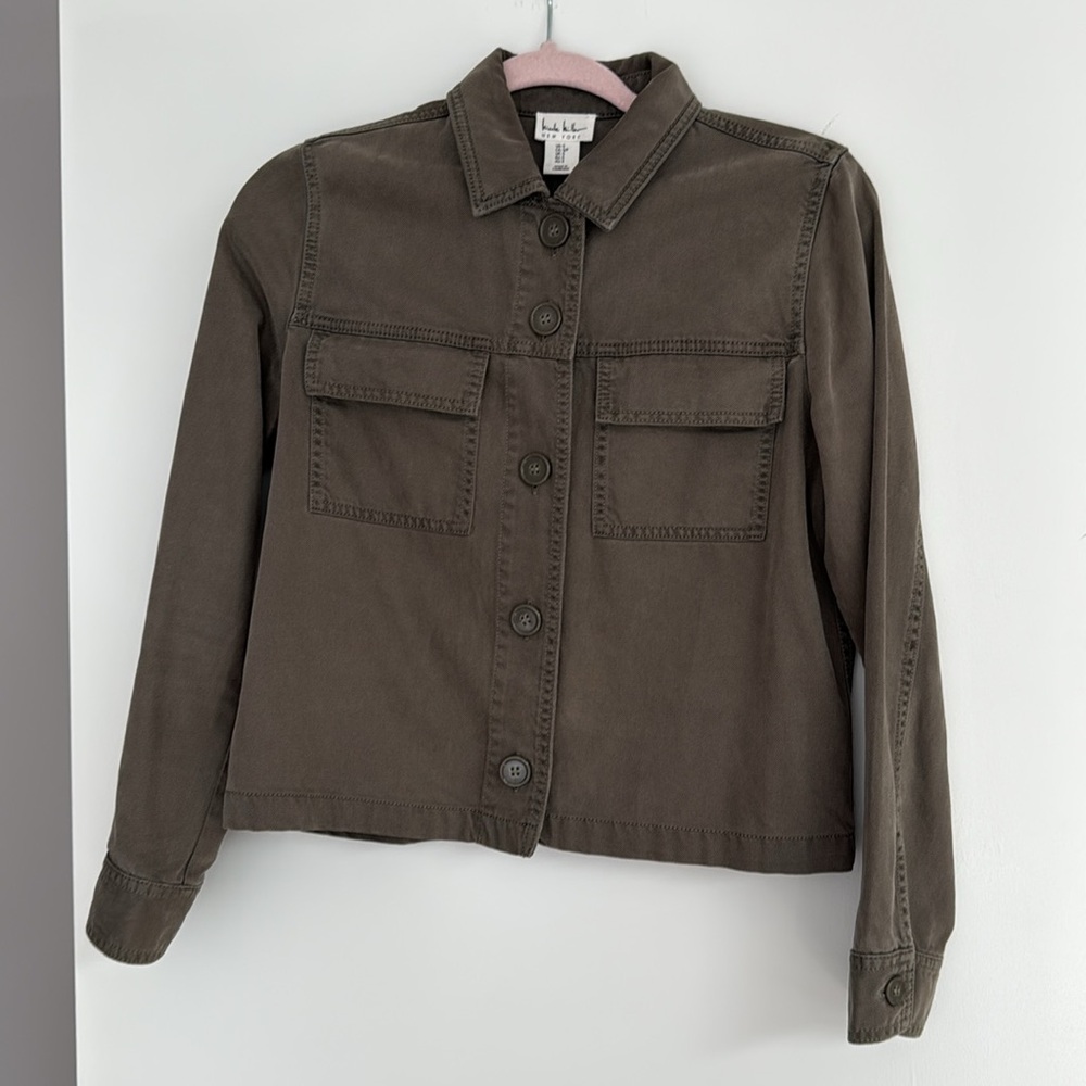 NICOLE MILLER army green jacket